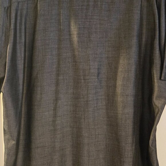 Batik Bay - Grey XL Men's Dress Shirt - EUC - Picture 5 of 6